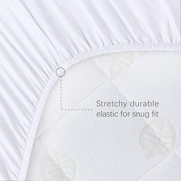 Premium Waterproof Bassinet Mattress Pad Cover Set