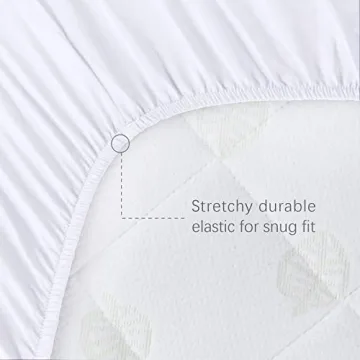 Premium Waterproof Bassinet Mattress Pad Cover Set