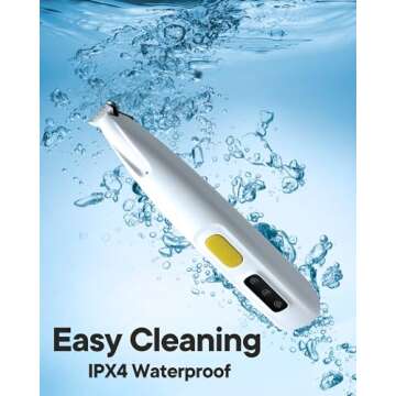 FURBONA Dog Paw Trimmer - Waterproof & Low Noise