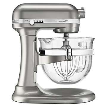 KitchenAid Professional 6500 Bowl-Lift Stand Mixer - Sugar Pearl Silver
