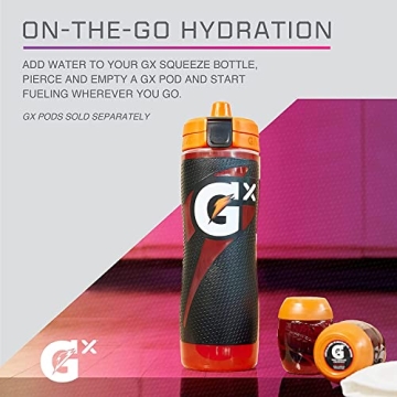 Gatorade Gx Marble Black 30oz Squeeze Bottle for Everyone