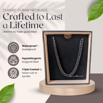 Cuban Chain Necklace for Him - Love You This Much