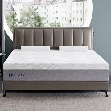 MOLBLLY 10 Inch Memory Foam Mattress - Cool Comfort