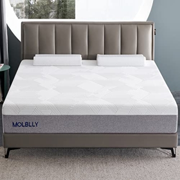 MOLBLLY 10 Inch Memory Foam Mattress - Cool Comfort