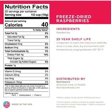 Nutristore Freeze Dried Fruit for Healthy Snacking and Storage