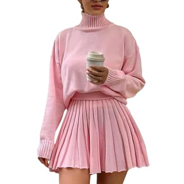 Chic Jenisso Women's 2 Piece Sweater and Skirt Set