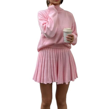 Chic Jenisso Women's 2 Piece Sweater and Skirt Set