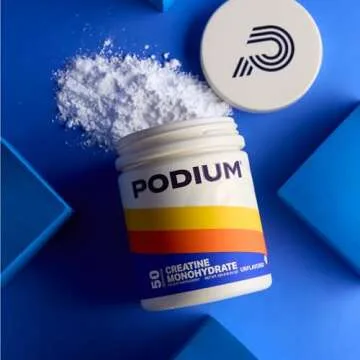 Podium Nutrition, Solos | Creatine Monohydrate, 50 Servings, Unflavored, Boost Athletic Performance