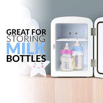 Nostalgia RF6RRAQ Mini Fridge with Heating and Cooling