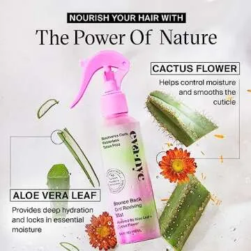 Eva NYC Curl Reviving Hair Mist - Hydrating, GMO-Free 5.4 fl oz