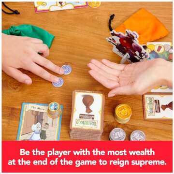 Disney Robin Hood Sheriff of Nottingham Game, Family Board Games, Disney Gifts, Board Games for Family Night, for Adults & Kids Ages 10 and up