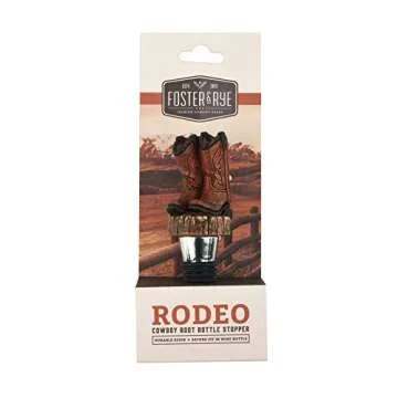 Foster & Rye Cowboy Boot Bottle Stopper for Wine