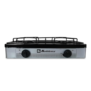 Koblenz PSK-200S Silver 2-Burner Gas Stove