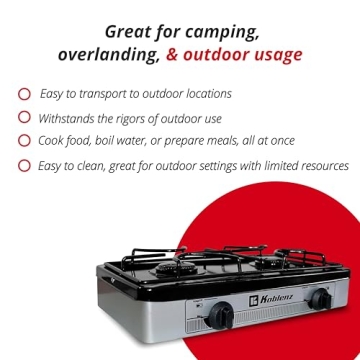 Koblenz PSK-200S Silver 2-Burner Gas Stove