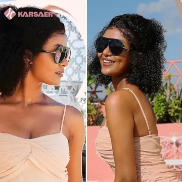 Karsaer Oversized Vintage Aviator Sunglasses for All