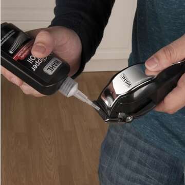 Wahl Premium Hair Clipper Blade Lubricating Oil for Clippers, Trimmers, & Blade Corrosion for Rust Prevention – 4 Fluid Ounces – Model 3310-300A