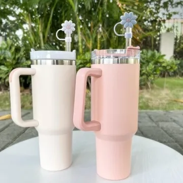 Stylish Silicone Straw Caps for Stanley Tumblers - Dustproof