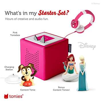 Toniebox Starter Set for Kids with Elsa and Ariel