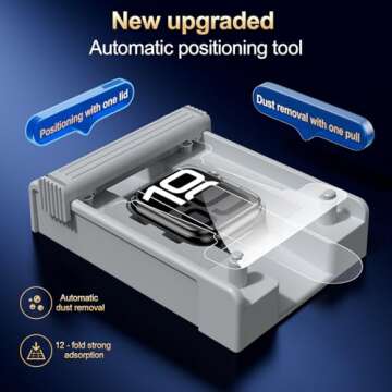 X-it for Apple Watch Series 10 46MM Screen Protector [Automatic Align Tech] Self-Healing,Flexible HD...