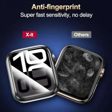 X-it for Apple Watch Series 10 46MM Screen Protector [Automatic Align Tech] Self-Healing,Flexible HD Transparent,Anti-Scratch,Bubble Free,Waterproof,Touch Sensitive [Non-Glass] 3 Packs