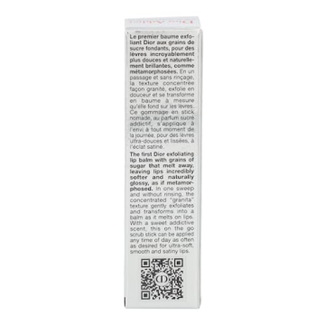 Dior Lip Sugar Scrub - Hydrating Exfoliating Lip Balm 0.12 oz