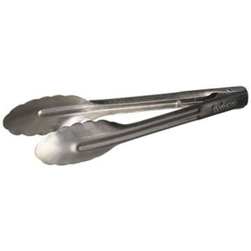 Winco UT-7 Heavyweight Stainless Steel Utility Tongs