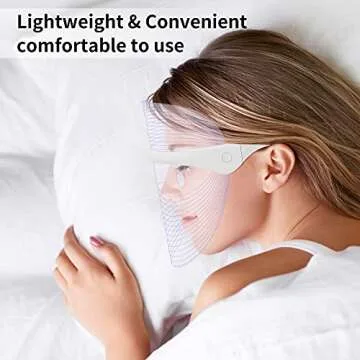 Yofuly 7 Colors LED Facial Face Mask - Rechargeable & Portable