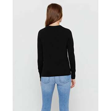State Cashmere Women’s Classic Crewneck Cashmere Sweater