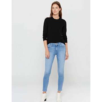 State Cashmere Women’s Classic Crewneck Cashmere Sweater