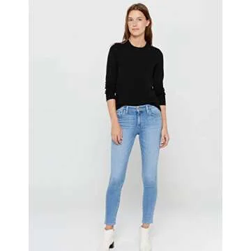 State Cashmere Women’s Classic Crewneck Cashmere Sweater