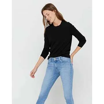 State Cashmere Women’s Classic Crewneck Cashmere Sweater