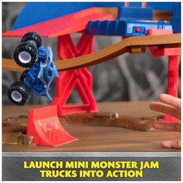Monster Jam Supercharge Speedway Playset for Kids