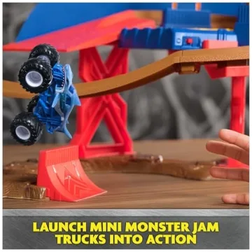 Monster Jam Supercharge Speedway Playset for Kids