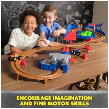 Monster Jam Supercharge Speedway Playset for Kids