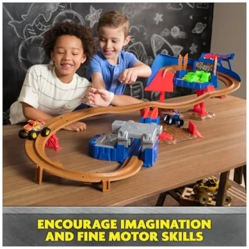 Monster Jam Supercharge Speedway Playset for Kids