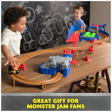 Monster Jam Supercharge Speedway Playset for Kids