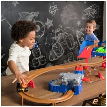 Monster Jam Supercharge Speedway Playset for Kids