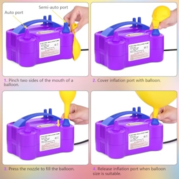 IDAODAN Electric Balloon Pump for Effortless Party Decor