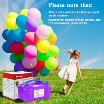 IDAODAN Electric Balloon Pump for Effortless Party Decor