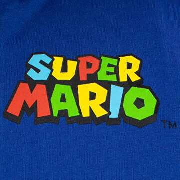 Super Mario Hoodie | Hoodies for Boys | Luigi Zip Hoodie | Kids Sweatshirts Blue 10