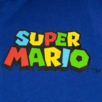 Super Mario Hoodie | Hoodies for Boys | Luigi Zip Hoodie | Kids Sweatshirts Blue 10