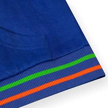 Super Mario Hoodie | Hoodies for Boys | Luigi Zip Hoodie | Kids Sweatshirts Blue 10