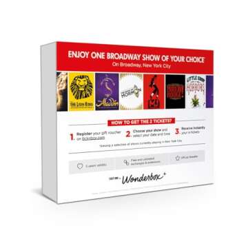 WONDERBOX – Experience Gift – Broadway Shows – 2 Tickets for The Broadway Show of Your Choice ...