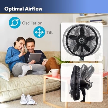 Lasko Oscillating Pedestal Fan with Remote & Timer