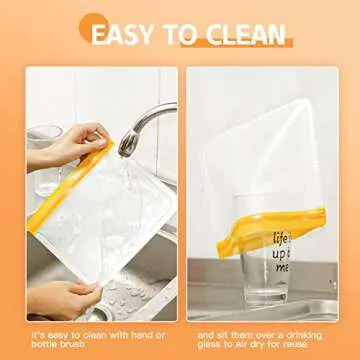 Dishwasher Safe Eco-Friendly Silicone Storage Bags