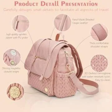 Stylish SEWBOO Diaper Bag Large Capacity & Waterproof