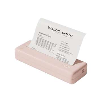 HPRT Wireless Portable Printer - Bluetooth Thermal Printer for Travel, Mobile Office, School, Home C...