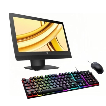 HP ProDesk 600 G3 All-in-one Desktop PC with 21.5-inch Full HD Display, Intel Core i3-7100, 8GB DDR4...