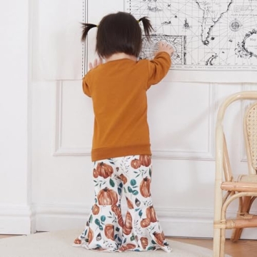 Kupretty Baby Girl Pumpkin Patch Outfit for Fall and Halloween