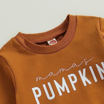 Kupretty Baby Girl Pumpkin Patch Outfit for Fall and Halloween